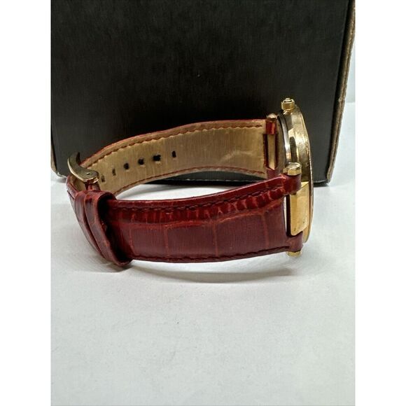 Michael Kors Darci MK3191 Women Burgundy Leather Strap Analog Dial Watch JNA201 main image 6